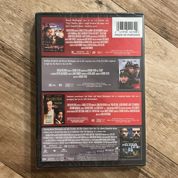 📀 NWT Denzel Washington 4-Pack Movie Bundle🍿🎥 - Picture 2 of 6